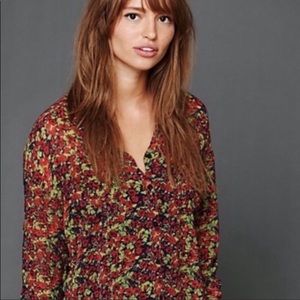 NWOT free people button down blouse
